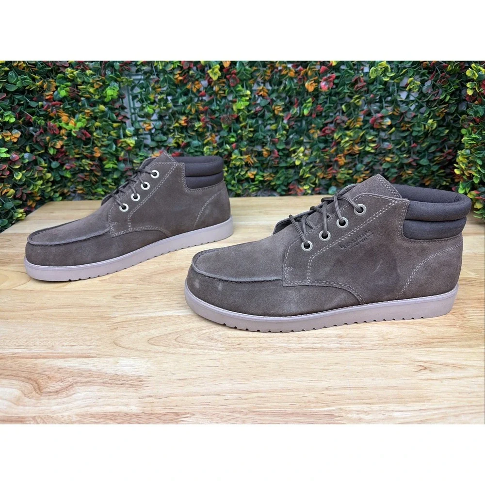 Koolaburra UGG Braan Lace-Up Chukka Boots‎ Shoes Faux Fur Lined Brown Men's 12